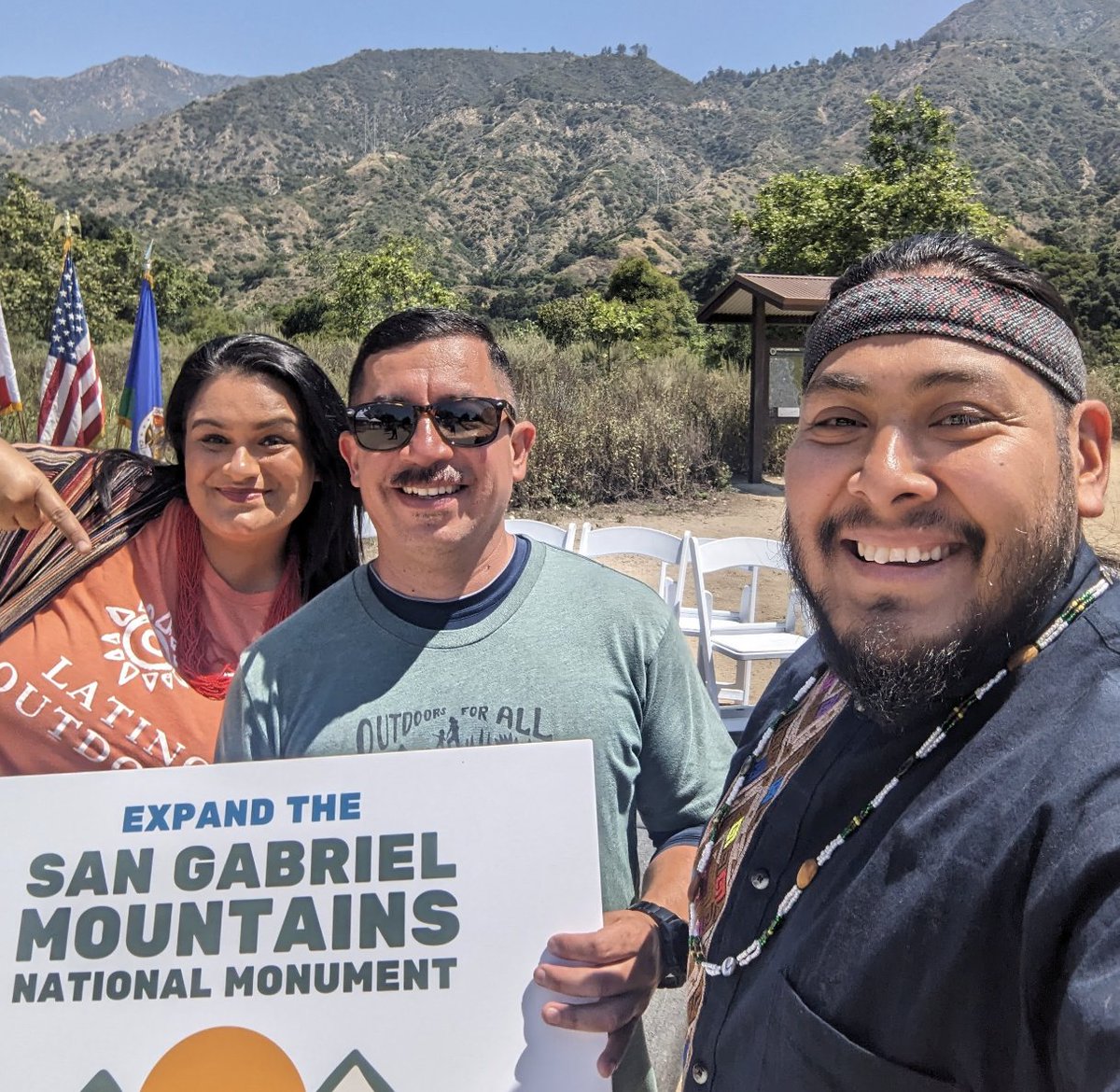 In June, the CalWild team joined various leaders &amp; communities urging President Biden to utilize his authority and protect the #SanGabrielMountainsForever

The move would safeguard:
✅ Indigenous culture and history 
🌊Clean drinking water
🌲 Equitable access to nature