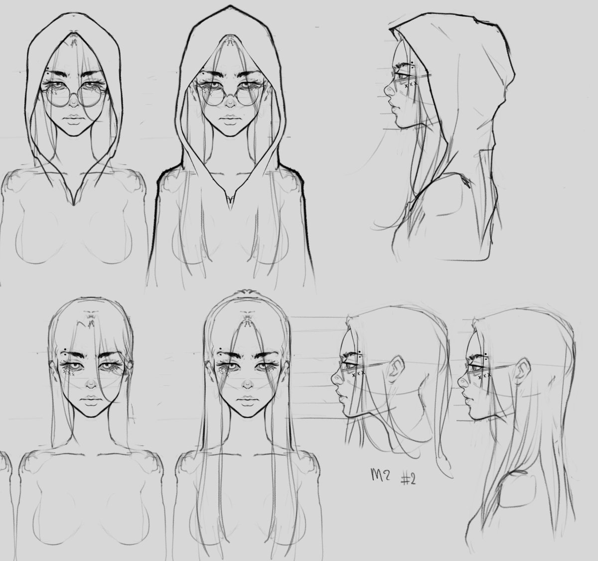 Dievartx's tweet photo. Character design commission 😸 
Currently sketching this nice and a bit serious girl. 
#characterdesign #CommissionedArt #drawing #Sketching https://t.co/Urv3KePwX6