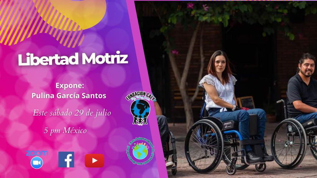 FIDPCD's tweet photo. Acompáñanos este sábado 29 de julio por ZOOM https://t.co/yMbZ3pZXLw

YouTube FIDPCD https://t.co/7u5j8HIL2S

México, Centroamérica 5:00 pm
Washington, Perú, Colombia 6:00 pm
Venezuela, Chile y Paraguay 7:00 pm
Argentina 8:00 pm
España 12:00 am

Conozcan a Paulina García Santos, https://t.co/rziGqc5Uo5