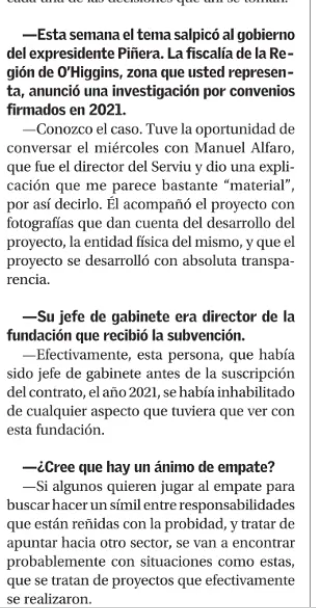 yasnalewin's tweet photo. Macaya replica a Boric “Con qué cara pretende tapar corrupción" Pero defendió convenio de Fundación Arquiduc (RN) con Serviu de O`Higgins en 2021, cuyo jefe de gabinete era director del organismo. La irregularidad es parte de casos convenio investigados por Fiscalía https://t.co/l2jvLupC4W