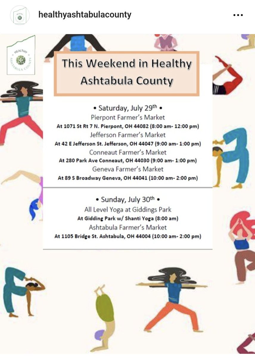 AshtabulaWIC's tweet photo. Looking for some fun activities this weekend. Check out Healthy Ashtabula County. #healthyAshtabulaCounty #letsgetmoving #local #ashtabulaWIC https://t.co/K16TvZBtGn