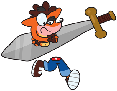 CazDiuky's tweet photo. Let's get medieval in here, we are now over half way!
Also that death where the two headed Lab Ass smacks Crash into the screen was the worst one to come up with an idea for... I hope it come out okay 8/15 #Crashbandicoot #RIPCrashChallenge #WumpaBites https://t.co/3GLP7EKxnZ