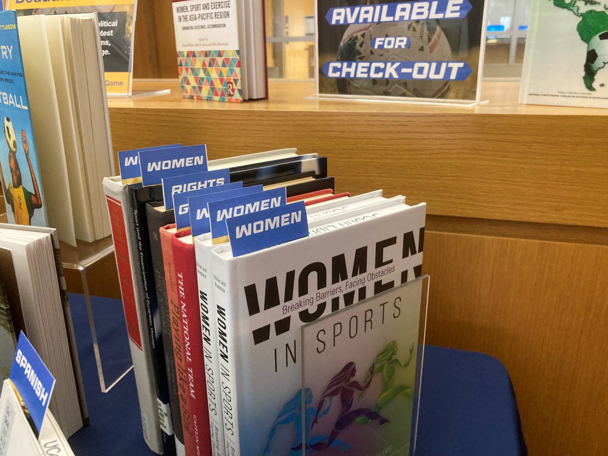 uconnlibrary's tweet photo. Watching the Women's World Cup? ⚽
Need something to read between matches? 🤔
Explore the impact of soccer around the globe with a title from our featured collection, The Beautiful Game!

Visit us on the Plaza at HBL, or online at https://t.co/JMchabvLK9 https://t.co/ZknUDHoWIl