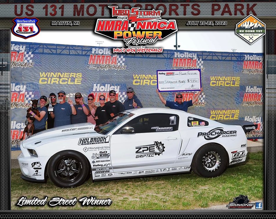 #WinWithHolley

Samantha Moore of Vector Motorsports, Inc. takes the W at NMRA in Martin, MI in the Limited Street class. Powered by Holley EFI.

#Holley #HolleyEFI #Fuelinjected #HolleyEquipped #DominatorEFI