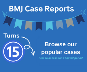 2023 marks a remarkable milestone for us as we celebrate 15 years of publishing BMJ Case Reports. 
For a limited time only, access these popular case reports for free 👇 
bit.ly/3O3Booc
#BMJCaseReports15
