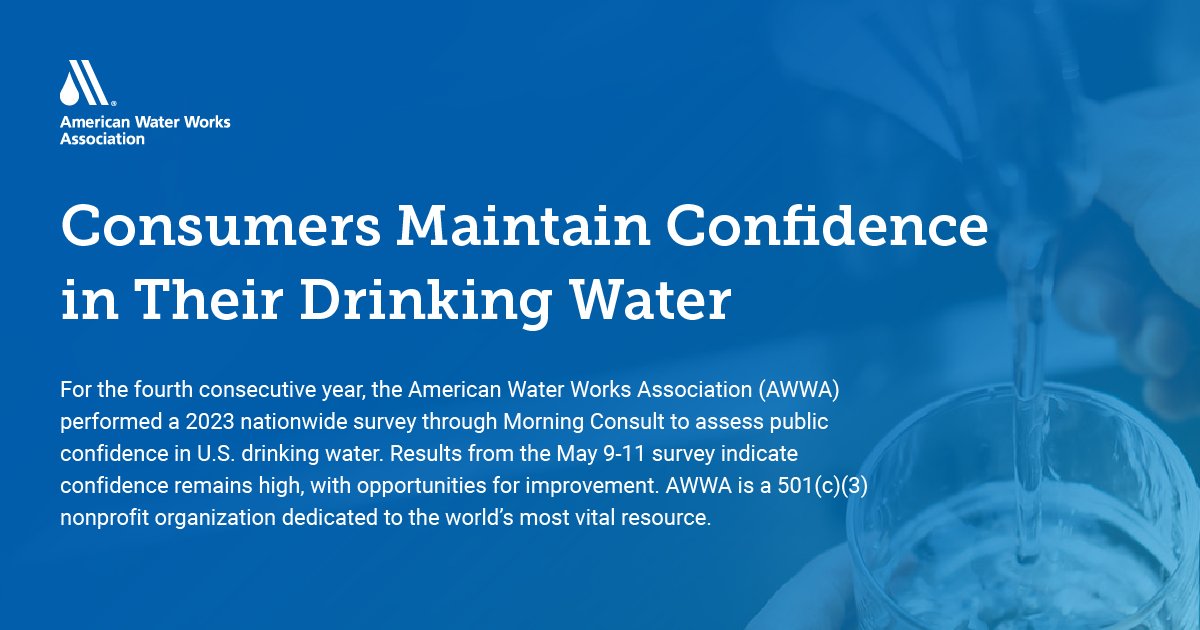 We asked more than 2,000 tap water consumers what they think about their tap water for a survey called 'Public Perceptions of Tap Water.' What did they say? Click here for results. news.awwa.org/3Uff3oU