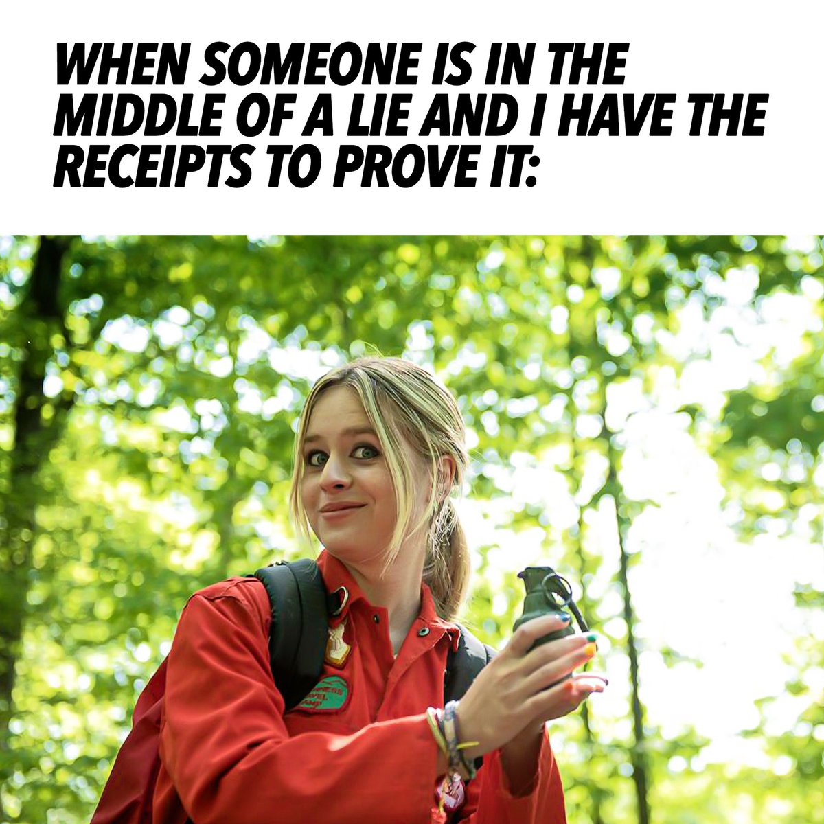 Who made me into a meme and why are they all so relatable? 🙄

Buy or rent #TheWrathOfBecky now.