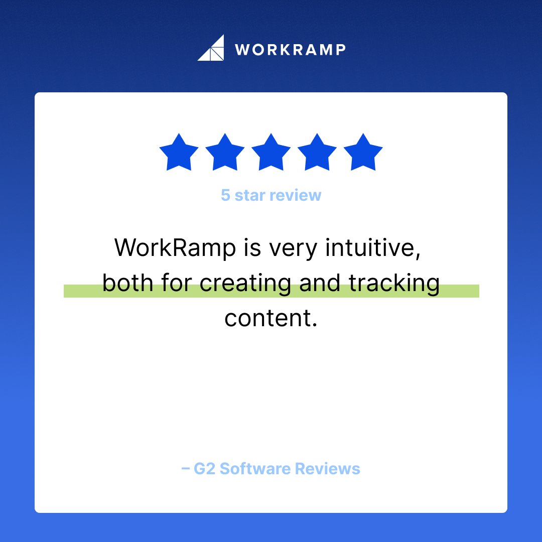 workramp's tweet image. Whether you&apos;re a seasoned pro or a newbie, we want to help make your job a breeze!

#customerexperience #customertestimonial #allinonesolution