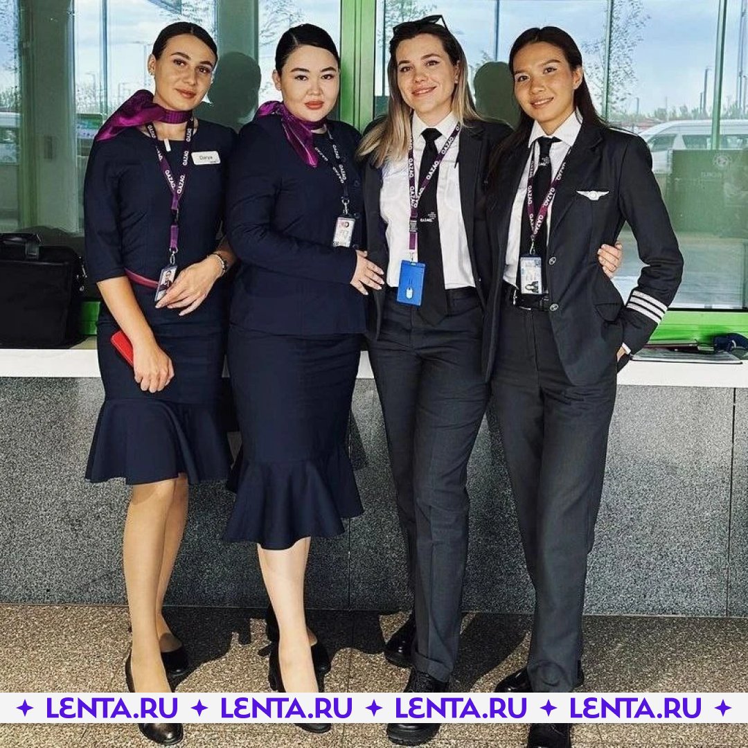 lentaruofficial's tweet photo. Авиакомпания впервые совершила полёт с полностью женским экипажем на борту.

Такого в Казахстане никогда не было. Командиром самолёта стала 26-летняя Екатерина Сверчкова. Вместе женская команда уже совершила несколько рейсов.

🫶, если бы полетал с ними https://t.co/wwbpYM4tbu