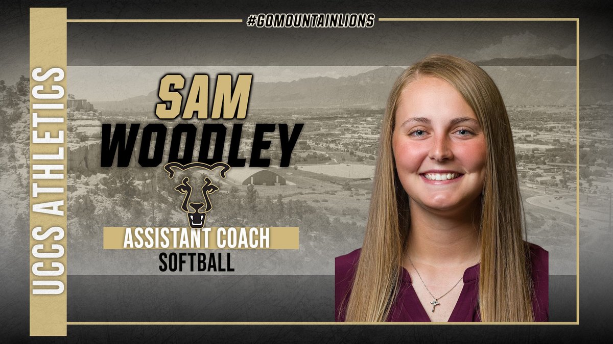 GoMountainLions's tweet photo. Mountain Lions welcome Sam Woodley as an assistant coach for the @UCCSSoftball program after she spent the past three seasons coaching at the NCAA Division I level with Abilene Christian. 

Welcome aboard, Sam! 🤝

📖: https://t.co/MqXt1gVVJR

#GoMountainLions @Sam_Woodley3 https://t.co/VVTbrkCr4Z