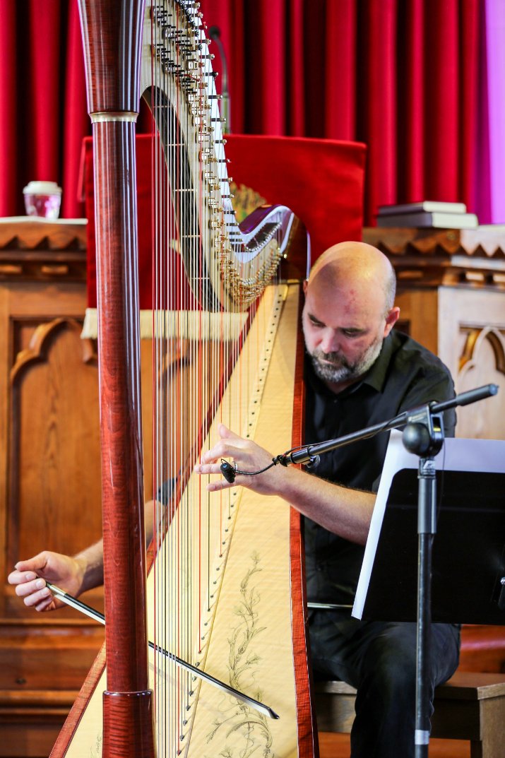 NoLightsProject's tweet image. Rhodri Davies at RAMP 2023