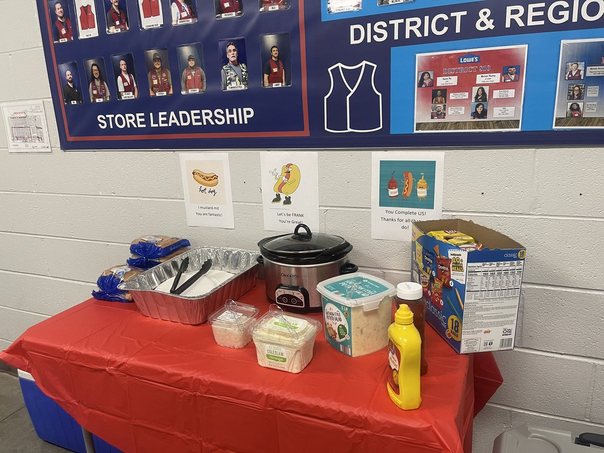 JeepAdvent4Me's tweet photo. Day 2 MST appreciation! Let’s be “Frank”…they’re GREAT” Hotdog luncheon! ASM Carrie recognizing the team!
@RosaDMSM810 @MYoungsonLowes @som2to @BenitoKomadina https://t.co/DzIsCbqHJH