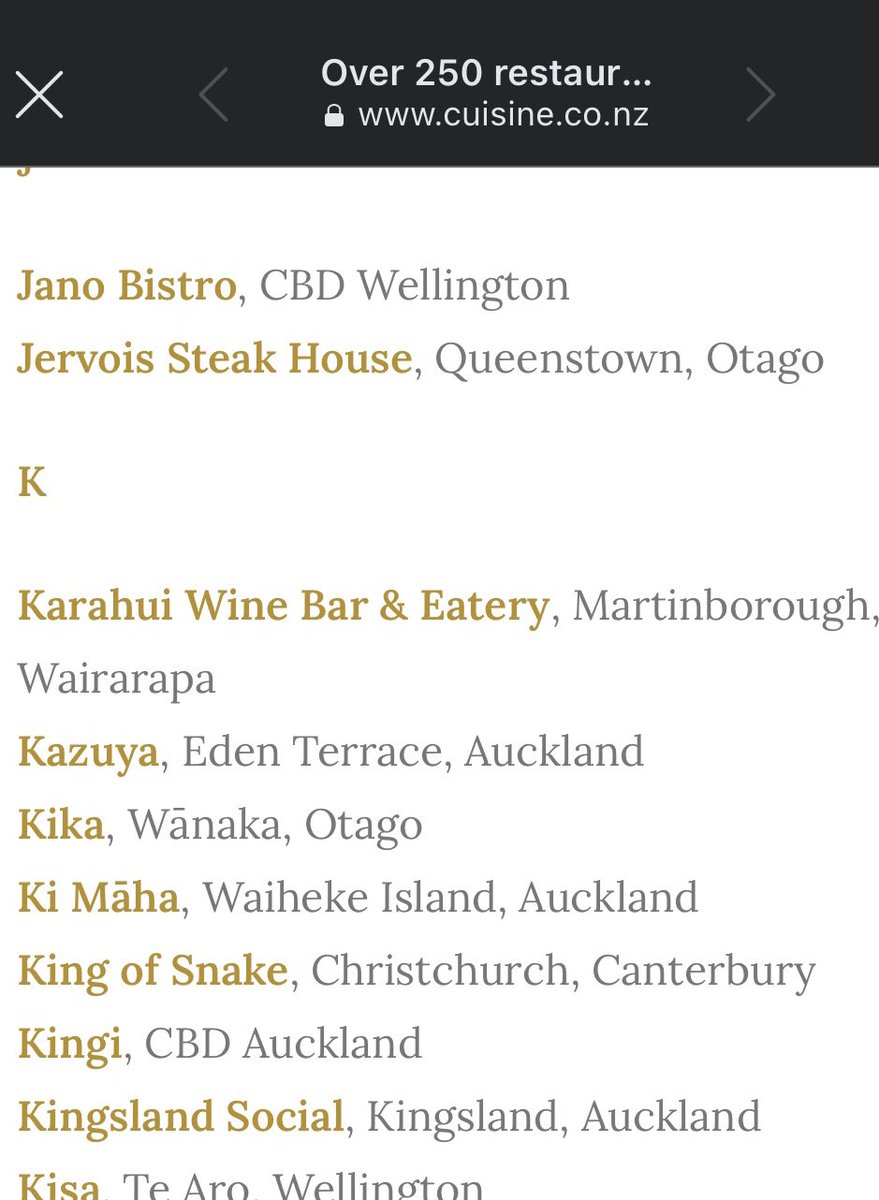 ClarkChef's tweet image. We couldn’t be more grateful to be in this year’s @cuisinemagazine Good food guide top 250 New Zealand restaurants!!!
I’m so proud of my wife and I making decisions to focus more about our family and to still do what we love to do,cooking &amp;amp; serving in a casual environment.