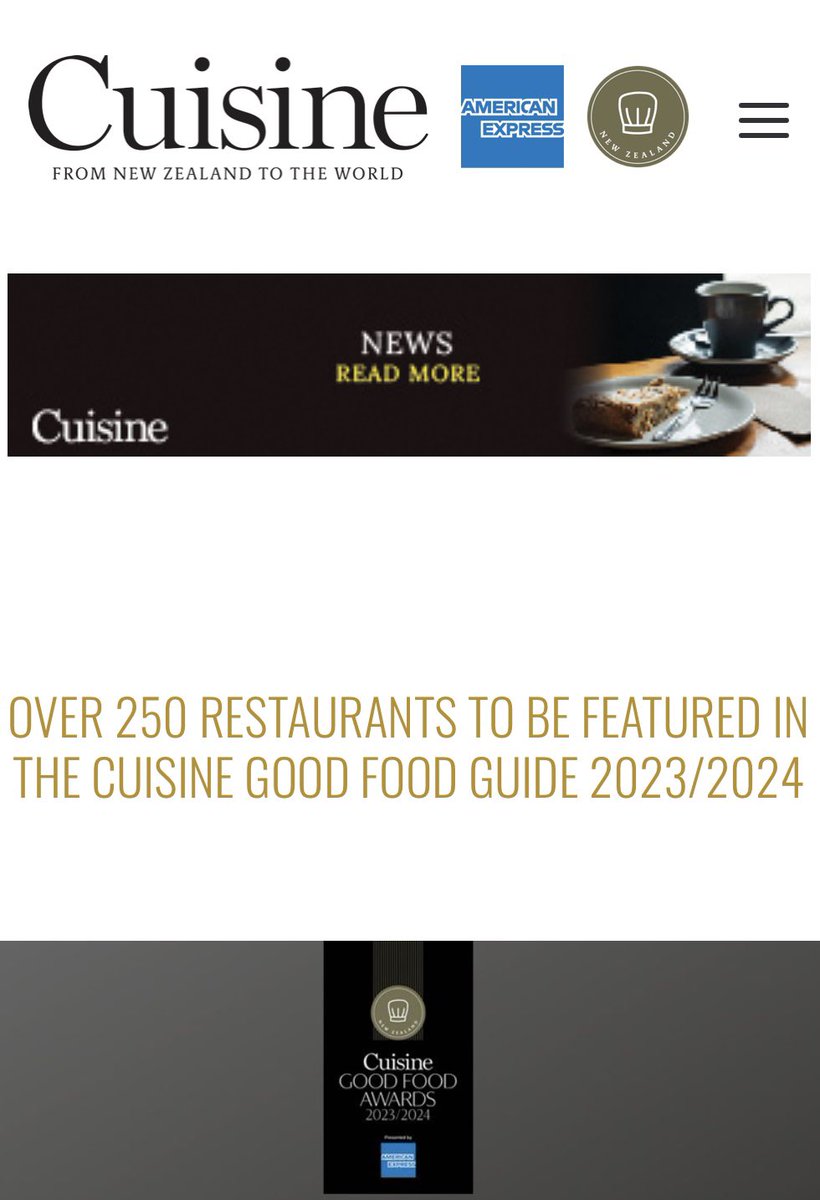 ClarkChef's tweet image. We couldn’t be more grateful to be in this year’s @cuisinemagazine Good food guide top 250 New Zealand restaurants!!!
I’m so proud of my wife and I making decisions to focus more about our family and to still do what we love to do,cooking &amp;amp; serving in a casual environment.