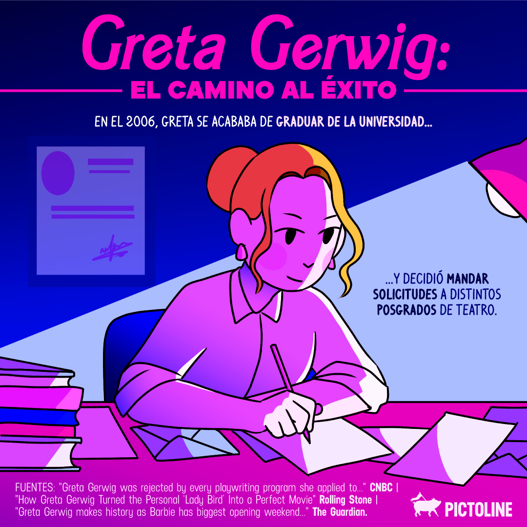 pictoline's tweet photo. She’s ✨ everything ✨

La historia de Greta Gerwig y cómo Barbie se volvió el mejor estreno de una película dirigida por una mujer en la historia del cine 🔥 https://t.co/JNtjpbTlWt