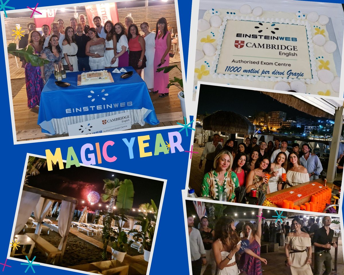 Einsteinweb's tweet photo. 11.000 Congrats🤩Torre Annunziata is on fire🔥 with #CambridgeEnglishQualifications Impegno e professionalità hanno reso possibile lo straordinario risultato che meritava di essere celebrato🤙Siamo molto orgogliosi della nostra squadra di Invigilators👏🥂
#WeAreEinsteinweb https://t.co/ZqpE9WBfev