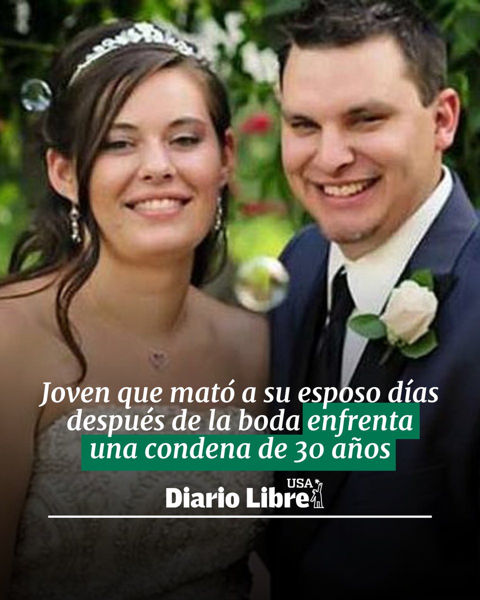 DiarioLibre's tweet photo. 🇺🇸|#DiarioLibreUSA | Joven que mató a su esposo días después de la boda enfrenta una condena de 30 años
🔗https://t.co/7JgPgMxVnA
#DiarioLibre #EstadosUnidos #JordanGraham https://t.co/7eERE0Vrkg