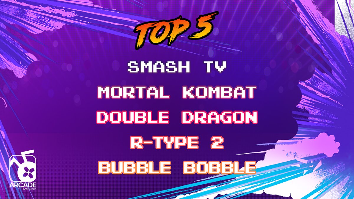 AntstreamArcade's tweet image. These are the top 5 most-played games from our Xbox launch weekend!
Which is your favourite? 🤔

#retrogames #antstreamarcade #retrogamers #retro #retrogaming #retrogaminglife #retrogamingcommunity #gamers