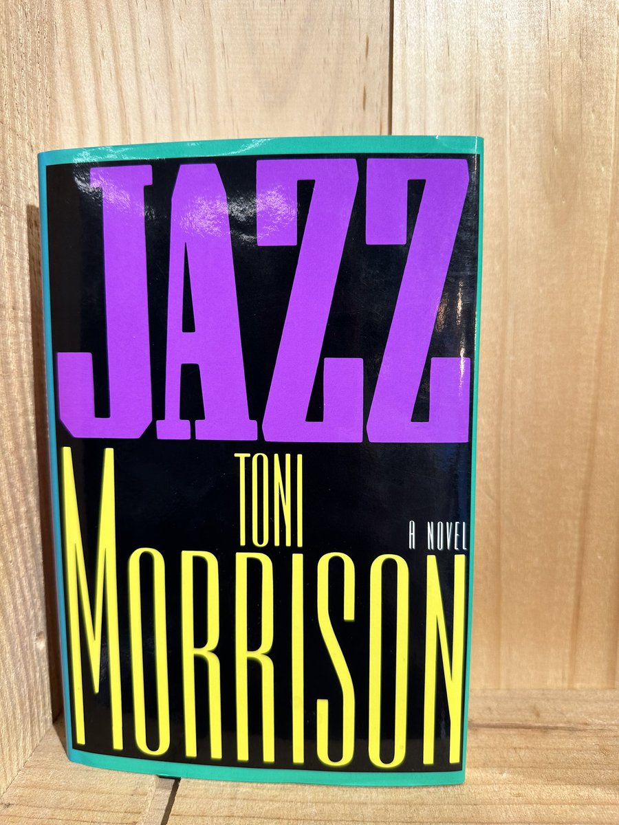 HenryPordesBook's tweet photo. A signed, first edition copy of Toni Morrisonโs novel JAZZ!! #londonbookshops #signedfirsteditions #tonimorrison #jazz #bookshopcrawl #charingcrossroad #books #americanliterature https://t.co/p0dkds23C3
