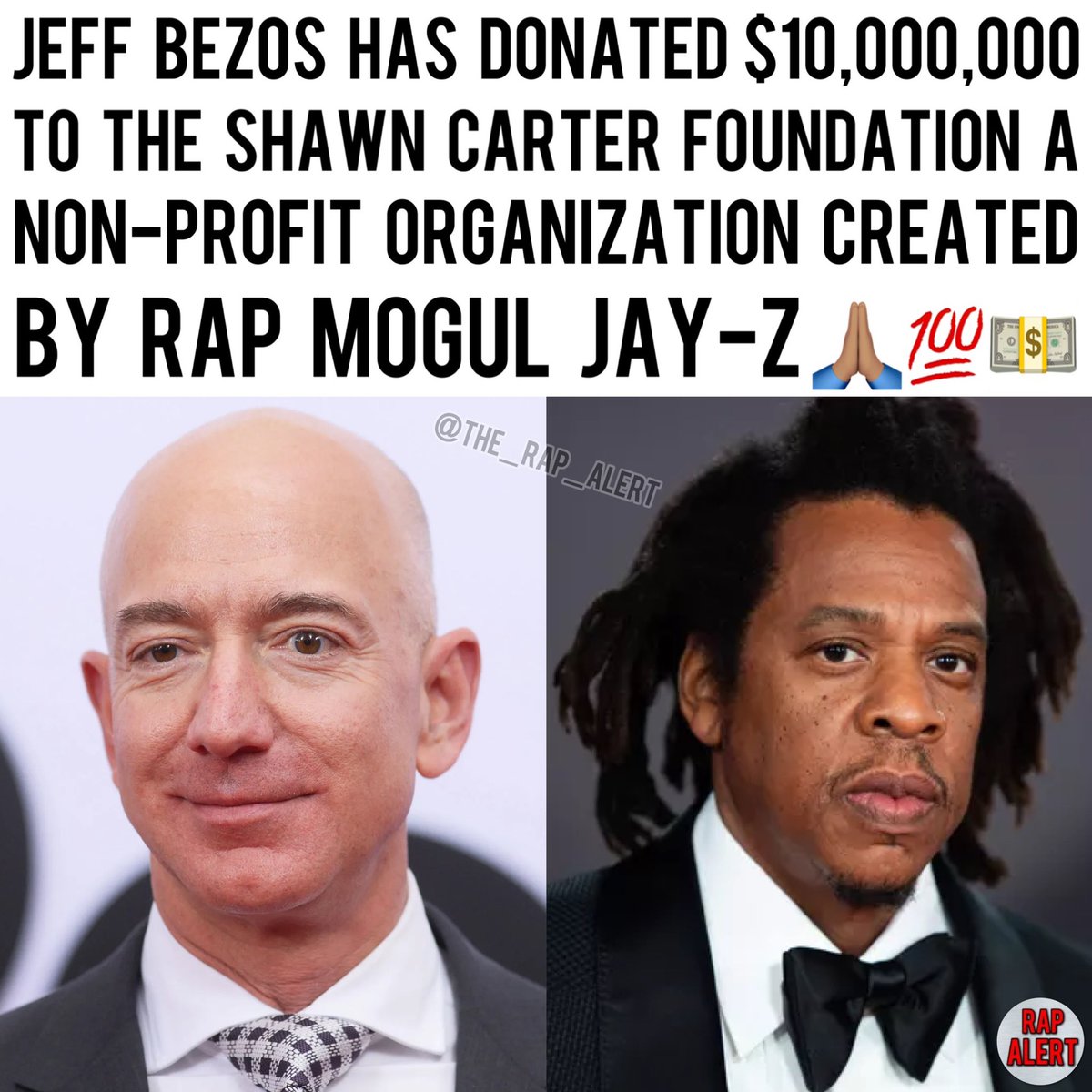 Jay-Z and his mother Gloria Carter started the Shawn Carter Foundation in 2003 to help people who face tough times to get a college education. Jeff Bezos and his girlfriend Lauren Sanchez gave $10 million to the foundation, and Jack Dorsey gave $2 million. https://t.co/T8sm2PjlnM