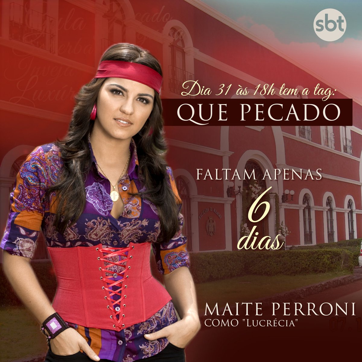 WordNovelas_Of's tweet photo. Próxima segunda temos a volta de #MeuPecado no SBT a partir das 18 horas, faltam 6 dias!

Nas redes os fãs irão levantar a tag "QUE PECADO" juntamente com a da novela. Vocês não podem perder ein?!

Na terça, será levantada "PARA SEMPRE ANA LÚCIA" em homenagem a eterna dubladora. https://t.co/4IiuWbNJOD