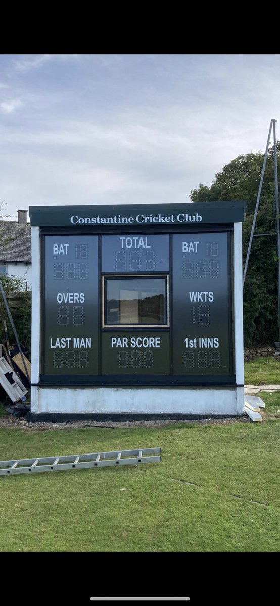 New score box is closer to completion. We’ve joined the modern world!