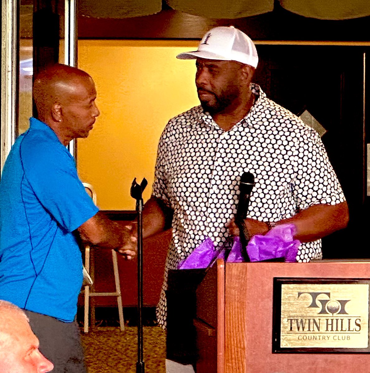 stefanDavis3's tweet photo. I Found Light Against All Odds Lighthouse would like to thank Dana Barros for being this years 2023 NBA Legends Golf Fundraising Tournament as honorary co-chairman yesterday at Twin Hills Country Club.
“Team is Community and Community is Team”
                   Stefan B. Davis https://t.co/9KNKDBvHUG