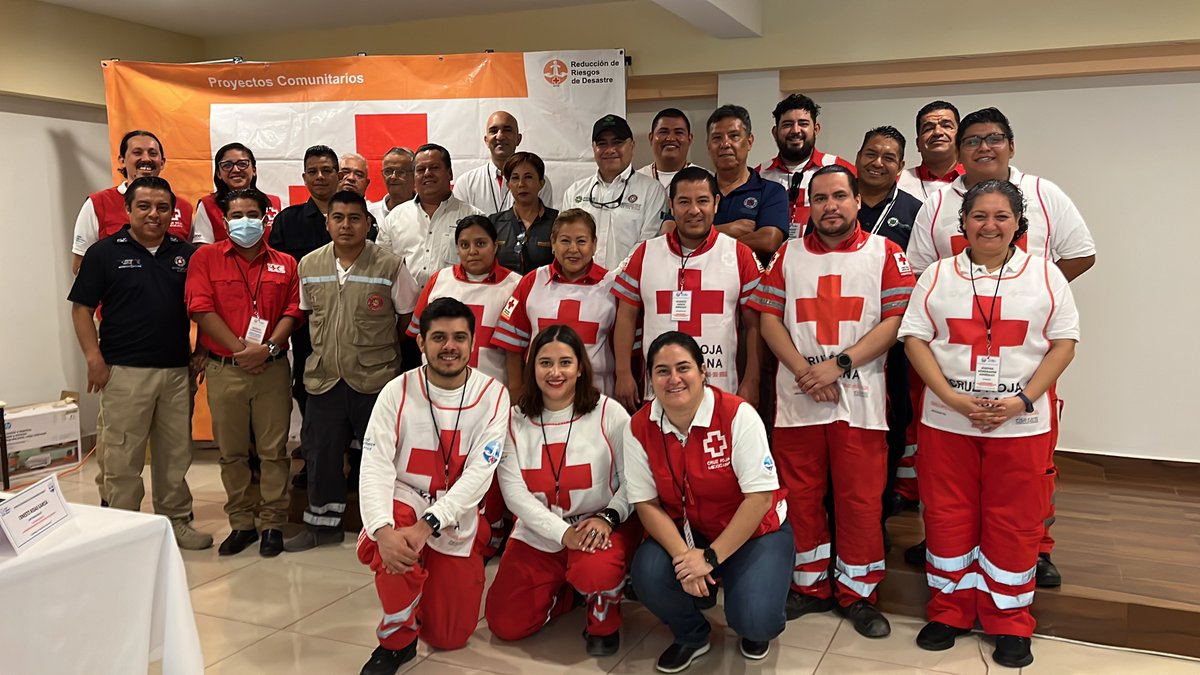 crepdsv's tweet photo. Del 24 al 26 de julio 2023 en Ciudad Valles, San Luis Potosíla Cruz Roja Mexicana, a través del Proyecto de Resiliencia ante Inundaciones y en colaboración con la Alianza ante Inundaciones de Zurich, implementa el Curso: Experiencias de Alertamiento y Acción Temprana. https://t.co/5HbepqIOK5