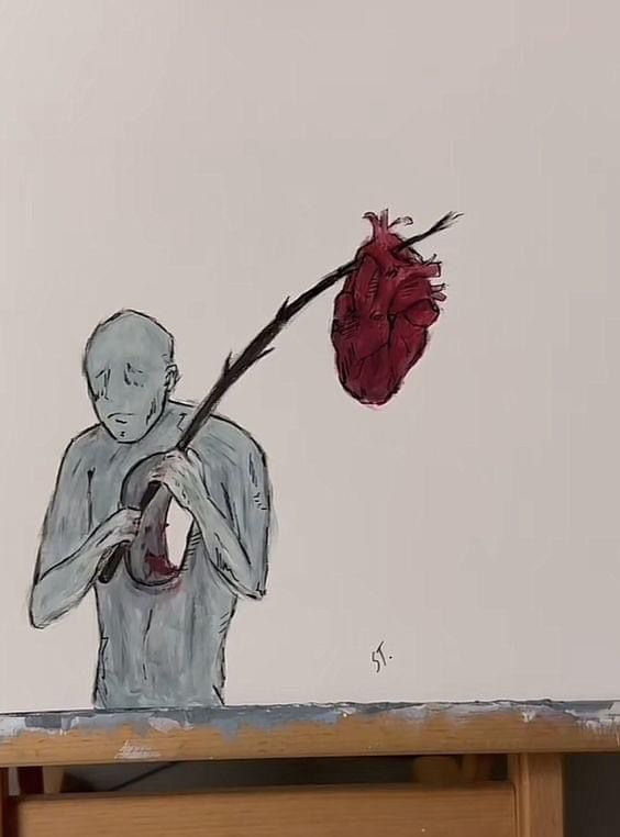 1_09_i's tweet image. و أعوذ بالله من حزنٍ يأكل القلب بصمت.