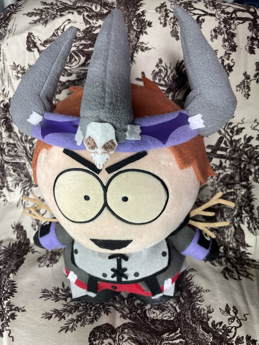 I also finished this dark lord clyde! He came out so cool i cant lie😗 # SouthPark #spclyde, image size:900x1200