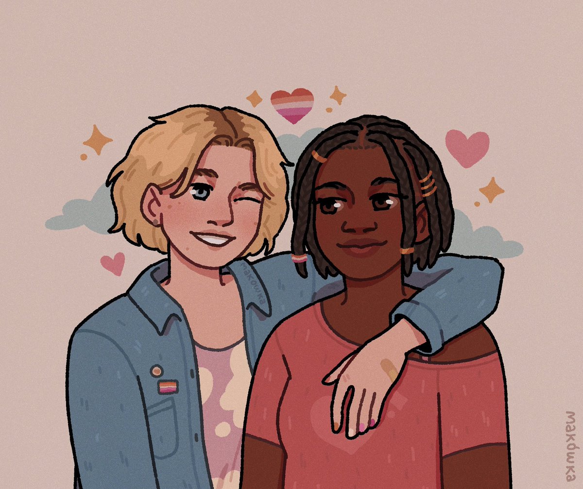makowwka's tweet photo. Tara &amp; Darcy from #Heartstopper 🩷 https://t.co/psbYqRTTPN