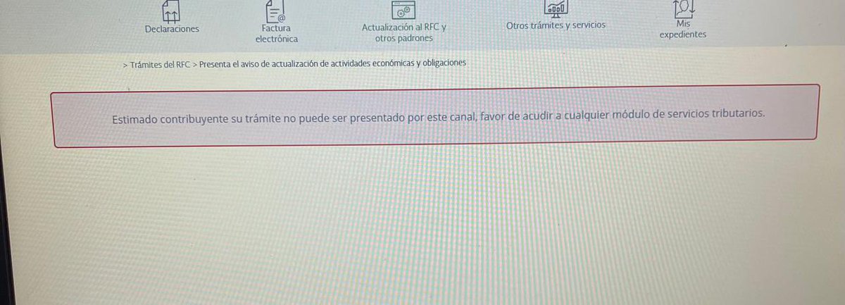 Joaakss's tweet photo. @SATMX Aparece este error al tratar de poner mi régimen https://t.co/vhb0zrfUzn