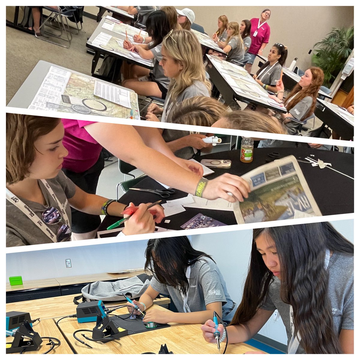 #2023GirlVenture STEM activity and Mentor-led Workshops.