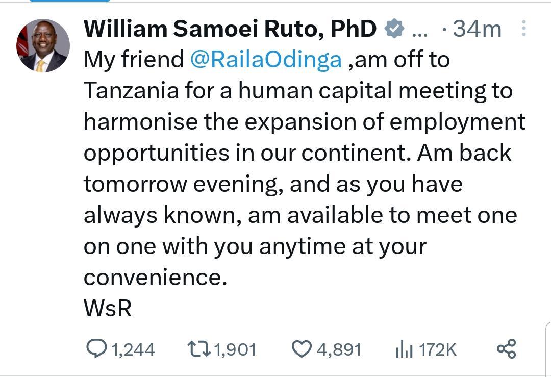 flora25891's tweet photo. What's your thought on this?
#MosesKuria
#Raila
#DpGachagua
#AgoroSare
#HandshakeLoading https://t.co/SUazMEGLnW
