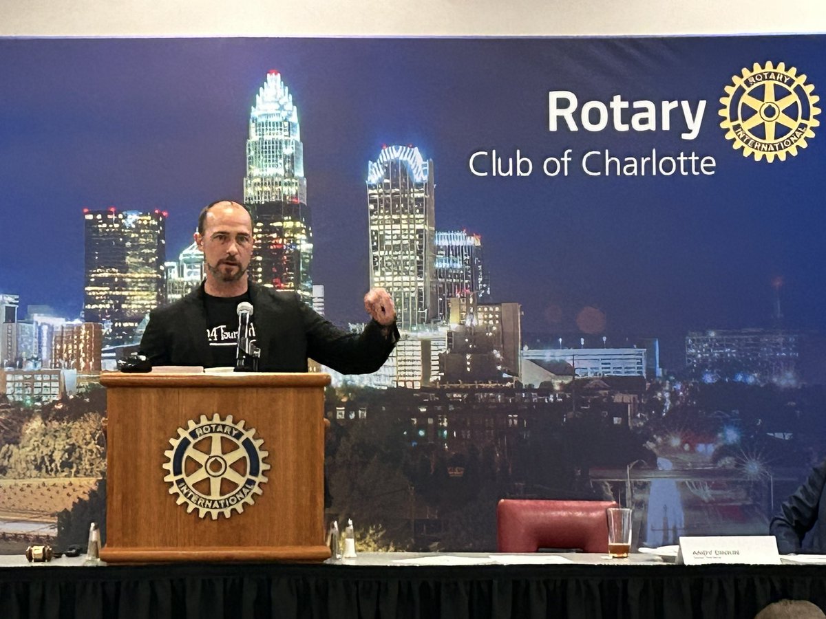 spencerlueders's tweet photo. Thank you @RotaryCharlotte for the opportunity to share some history and special moments from #24hoursofbooty! https://t.co/v6nEy1WY6y