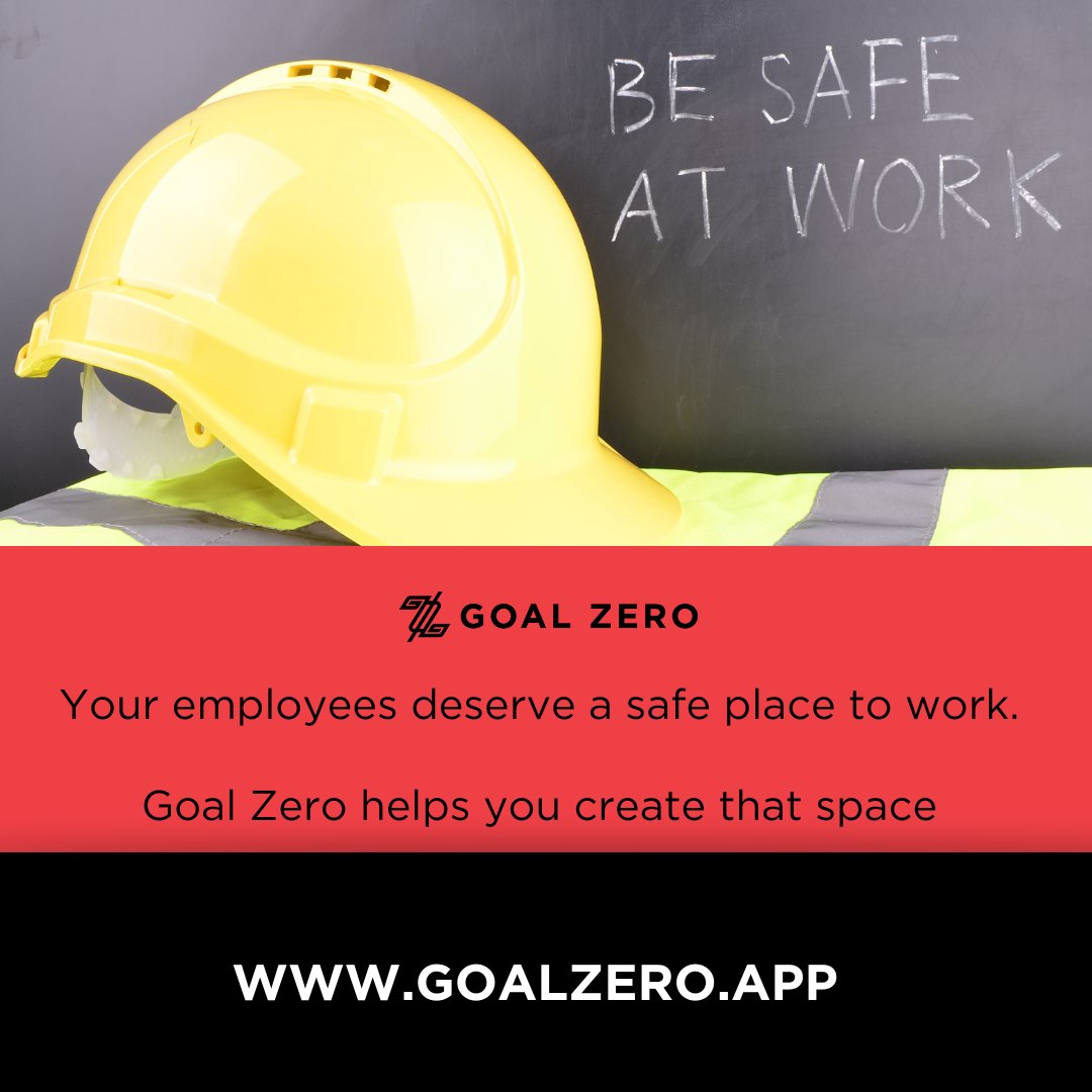 Your employees deserve a safe place to work. Goal Zero helps you create that space 🏢💼. 

Check us out at goalzer.app

#EmployeeSafety #GoalZero #SafeSpace #WorkplaceWellness #Productivity