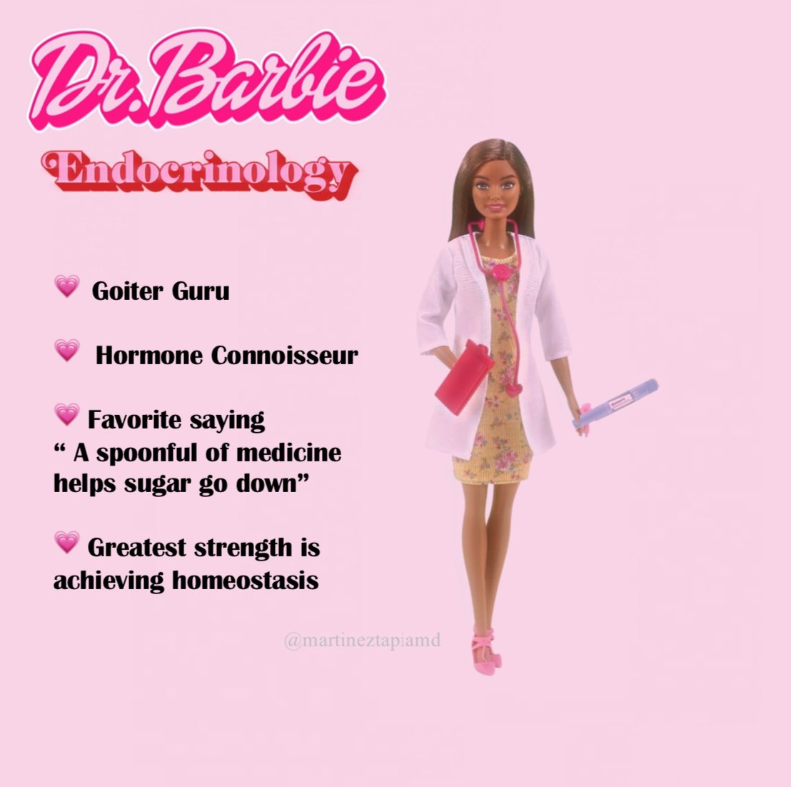DrAnatapia's tweet image. #DrBarbie Series Part 1 #barbie #Pulm #Criticalcare #Nephrology #cardiology #Endocrinology