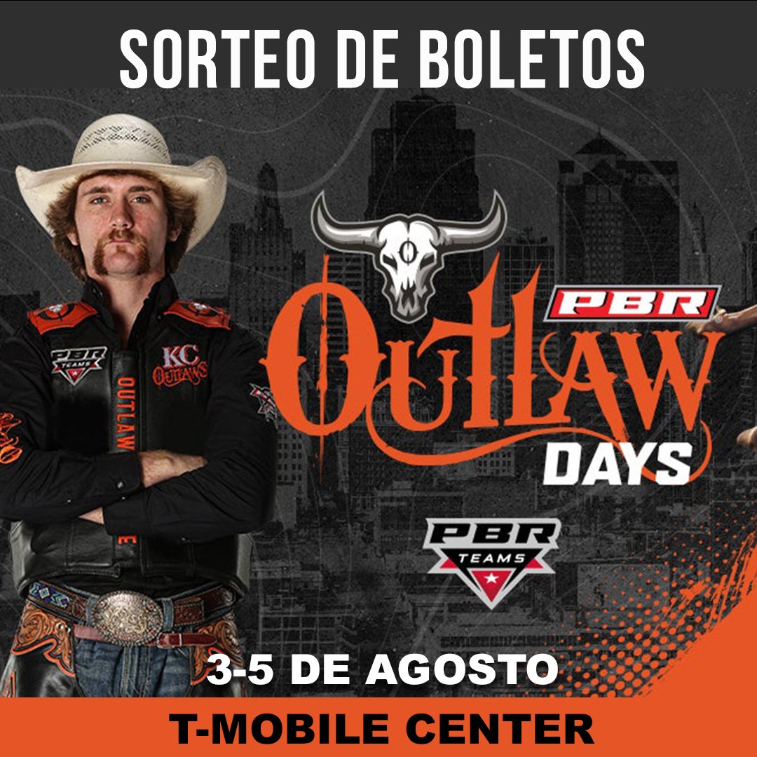 TelemundoKC's tweet photo. ✨✨REGÍSTRATE AL SORTEO✨✨
Telemundo Kansas City te da la oportunidad de participar en el sorteo de #boletos para el OUTLAW DAYS 2023.
📝 https://t.co/i4JGJpwbiO
¡Mucha suerte!
Los boletos se tendrán que recoger el 29 de julio.
#Registertowin #registrateparaganar https://t.co/MctHp3QNzz