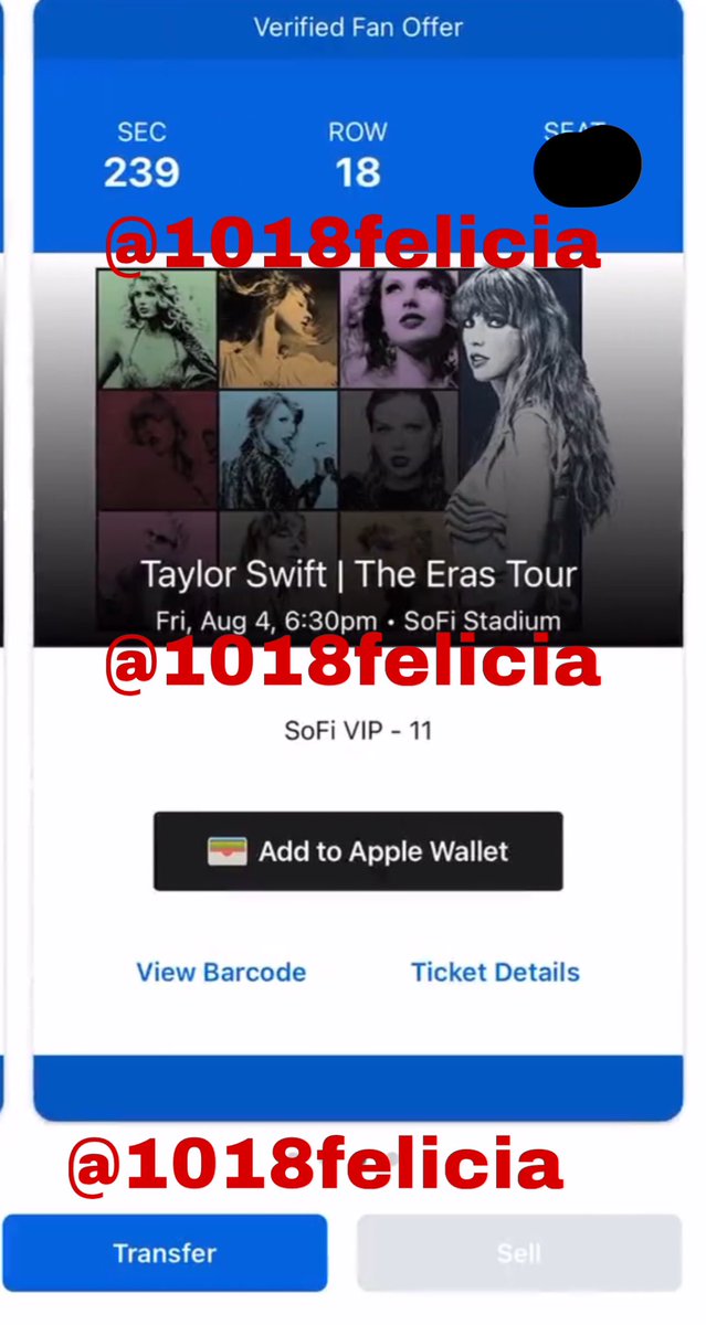 Eras Tour Resell tweet media