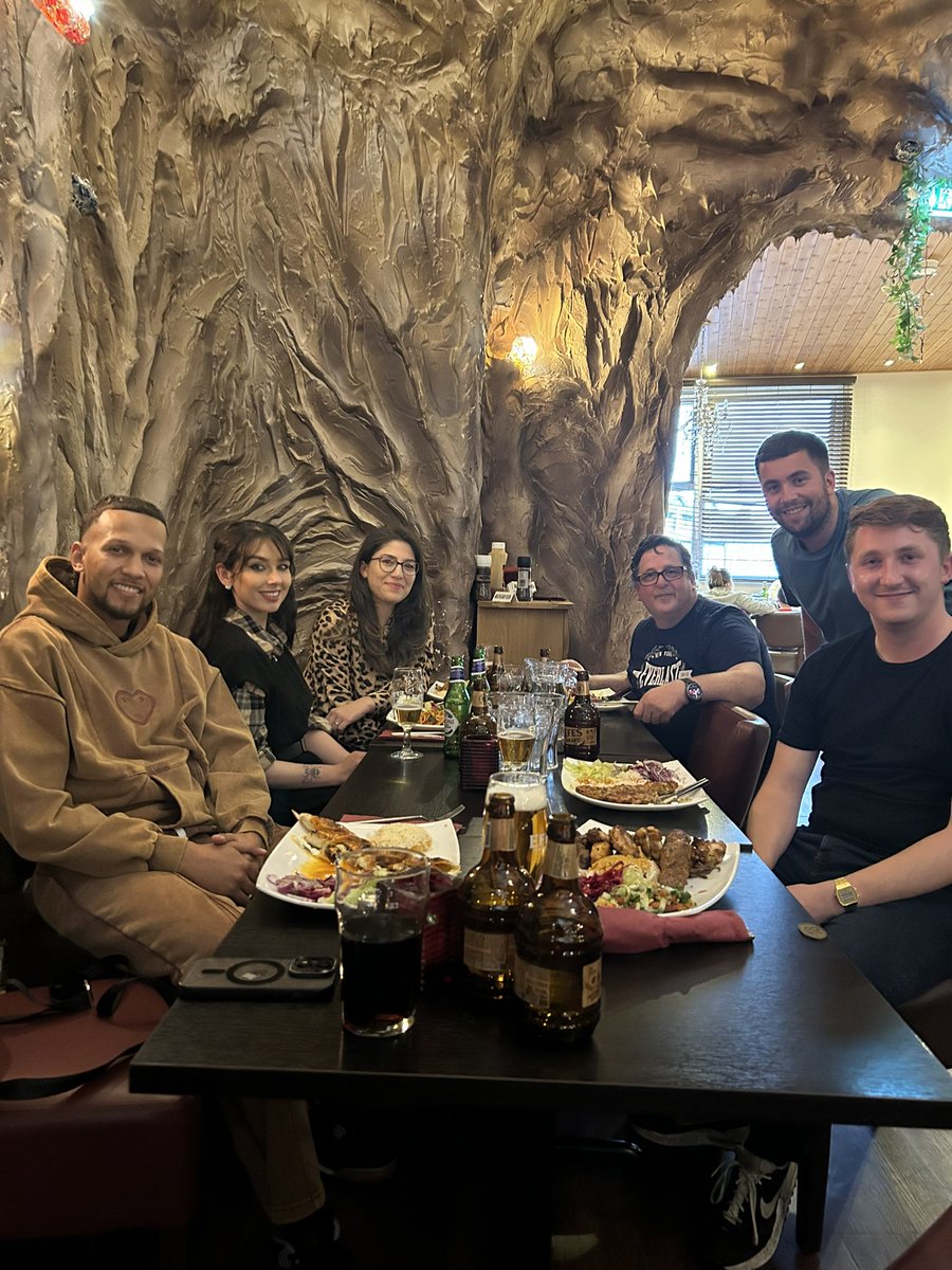 Last week we welcomed our new trainee Demet to the branch. Whilst at the meal, we thought we might as well celebrate our highest OP, a 92 ESQI and another 3 month 90 😂 #watchoutcumbria 👀💸 <a href="/kierancregan/">Kieran Cregan 💙💛</a>