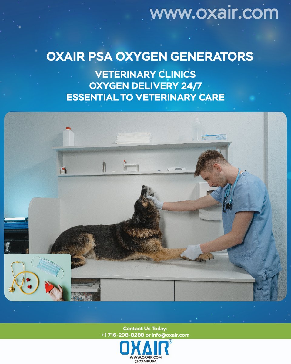 OXAIRUSA's tweet photo. Veterinary Clinics - Oxygen Delivery 24/7 Essential to Veterinary Care
https://t.co/QfV8PtbvDT

“How to find us! OXAIR
@OXAIRUSA #oxairusa

#Oxair #veterinary #veterinarian #PSAOxygen #PSAGenerators #OxygenGenerator https://t.co/6YLuGkP2lu