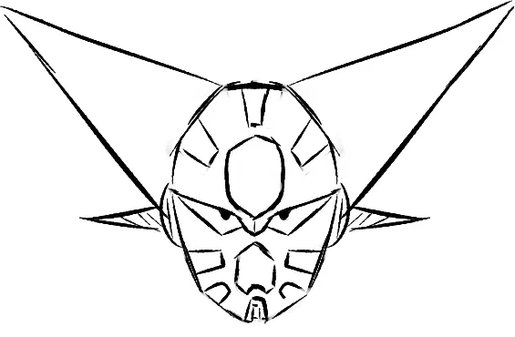 見ないで描けるものがアストルフォとこれしかない