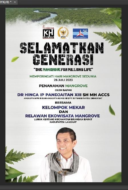 hincapandjaitan's tweet photo. #SelamatkanGenerasi
ONE MANGROVE FOR MILLIONS LIFE
ayo gabung hari ini
menanam mangrove di pesisir pantai di Langkat, Sumut dalam rangka hari mangrove sedunia, 26 Juli 2023
kalau klen, Indonesia Kawan Hinca,
di pantai mu,
apa aktivitas mu hari ini?
#NggakAcciCeng https://t.co/ZMMLY14VRK