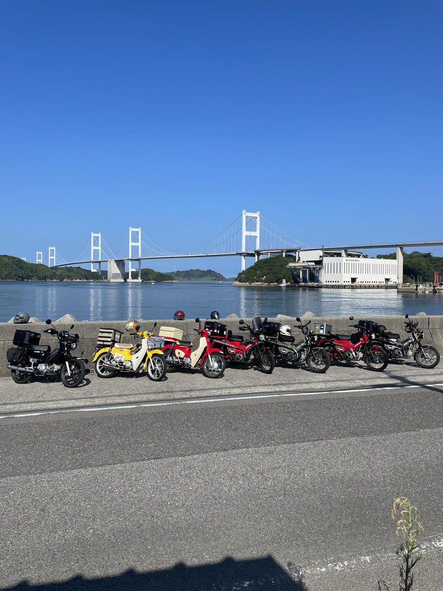 muno_102's tweet photo. しまなみ街道ツーリング始まります。 https://t.co/QlsNFoA512