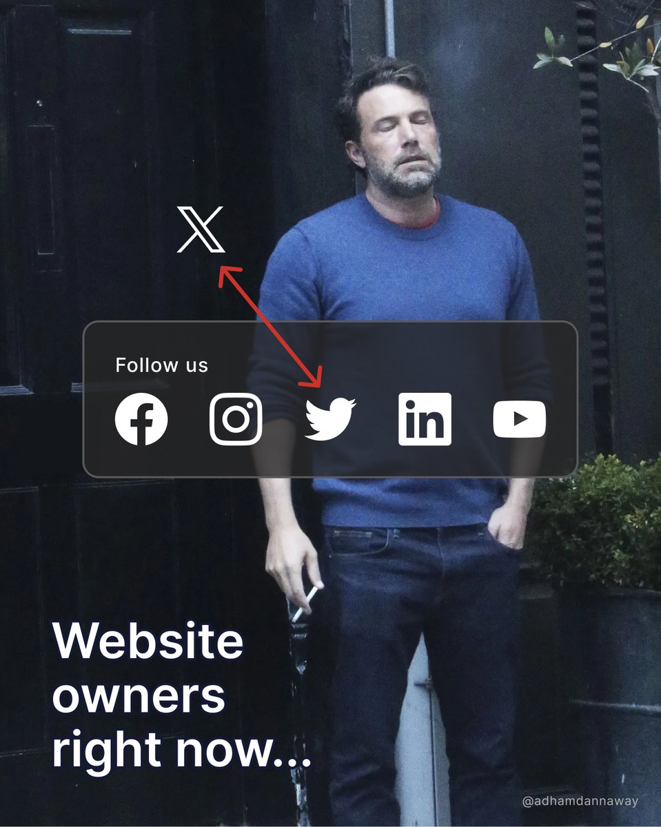 AdhamDannaway's tweet image. Can&apos;t bring myself to do it... 😭

#twitterlogo #Xitter