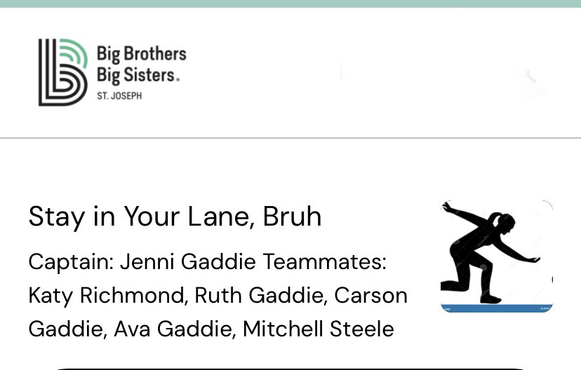 Help me raise $ for Big Brother Big Sisters! I’m participating in the Summer Bowl for Kids’ Sake!
You can donate here 4agc.com/fundraiser_pag…