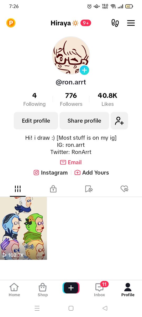 Omg? I posted on tt like a day ago and didn't expect to be seen but?? I woke up to this 😭 Thank u for liking my silly little jokes 😔🤞