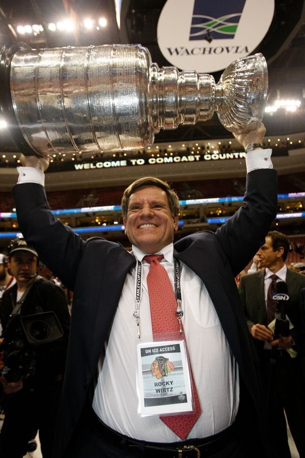 TomahawkChicago's tweet photo. Don’t have to agree with how it all went down the last couple years, but he’s still a human being and we’re all imperfect. I credit him for bringing hockey back to the city after his father had passed . He was committed to making the #blackhawks a power house. Never imagined I’d see one cup , we were blessed to see 3 . Rest easy Rocky