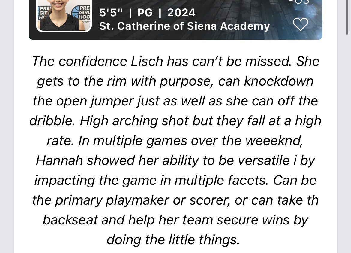 Hannah Lisch (@hannahlisch) on Twitter photo Thank you <a href="/PGHByron/">Byron Xerxes Livsey</a> for the recognition!
<a href="/Lady_Playmakers/">michiganladyplaymakers</a> <a href="/PGHCircuit/">Prep Girls Hoops Circuit 🏀</a> <a href="/acwb_basketball/">ACWBasketball</a> <a href="/AlbionWBB/">Albion College Women’s Basketball</a> <a href="/AlmaScotsWBB/">Alma College Women's Basketball</a> @olivet_wbb <a href="/AQWomensBBall/">AQ Womens Basketball</a> <a href="/TaylorU_WBB/">Taylor Women’s Basketball</a> <a href="/HopeCollegeWBB/">Hope College WBB</a> <a href="/CalvinWBball/">Calvin Women's Basketball</a> <a href="/MUCrusadersWBB/">Madonna Women's Basketball</a> <a href="/JCU_WBB/">John Carroll Women's Basketball</a> @bergwbb Thank you <a href="/PGHByron/">Byron Xerxes Livsey</a> for the recognition!
<a href="/Lady_Playmakers/">michiganladyplaymakers</a> <a href="/PGHCircuit/">Prep Girls Hoops Circuit 🏀</a> <a href="/acwb_basketball/">ACWBasketball</a> <a href="/AlbionWBB/">Albion College Women’s Basketball</a> <a href="/AlmaScotsWBB/">Alma College Women's Basketball</a> @olivet_wbb <a href="/AQWomensBBall/">AQ Womens Basketball</a> <a href="/TaylorU_WBB/">Taylor Women’s Basketball</a> <a href="/HopeCollegeWBB/">Hope College WBB</a> <a href="/CalvinWBball/">Calvin Women's Basketball</a> <a href="/MUCrusadersWBB/">Madonna Women's Basketball</a> <a href="/JCU_WBB/">John Carroll Women's Basketball</a> @bergwbb