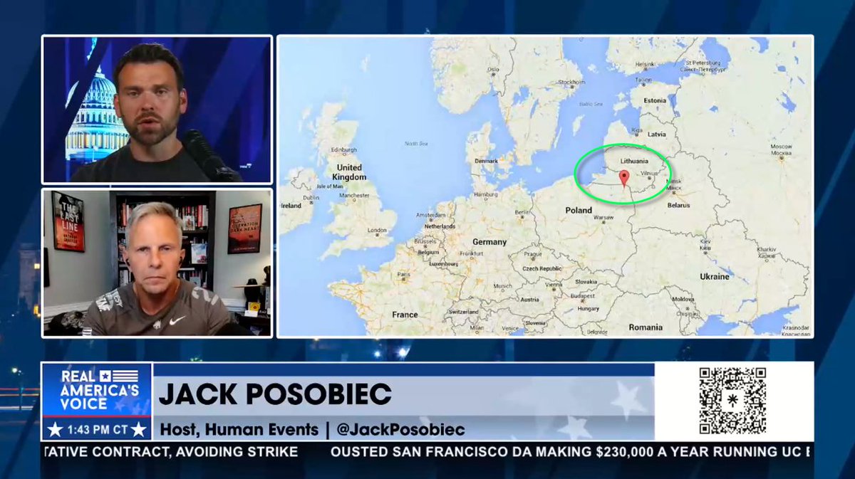 #Russia #Poland #Ukraine #Kaliningrad #Belarus #Lihuania 

Jack Posobiec & Lt.Col. Tony Shaffer: 

WW3 tensions rise between Poland and Russia

Video: https://t.co/Las97Y0xpf https://t.co/kR7yOjlssK